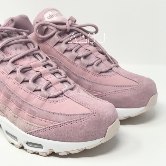 Nike Air Max 95 PRM Plum Chalk Rose W AUTHENTIC - Picture 2 of 8